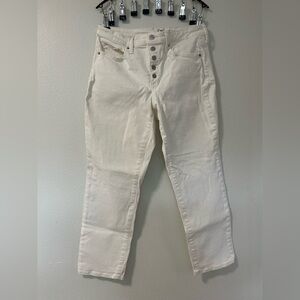 Universal Thread White Button Fly Jeans